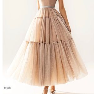 vintage inspired evening/cocktail gown. Ankle length, corset, blush pink tulle.